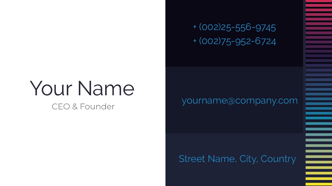 Music Mania Visiting Card